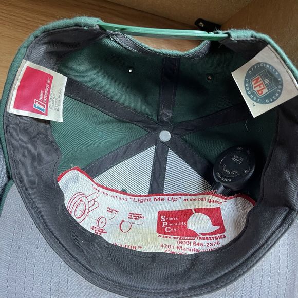 Vintage Green Bay Packers Twins Enterprise NFL Light Up Battery Snapback Hat Cap - Picture 10 of 10